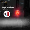 Partsam 10x 2.5 Round Red 13 LED Side Marker Clearance