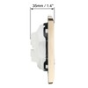 sourcing map 250 V Doorbell Switch 86 x 86 cm