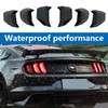 WildWell Tail Light Trim Covers for Ford Mustang Accessories 2018