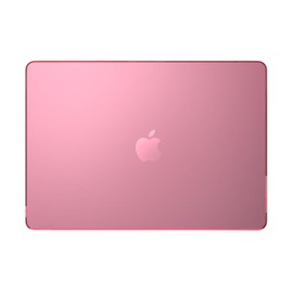 Speck Smartshell Case for MacBook Air 15 Inch (2023) - Scratch Protection, Slim MacBook Case, Slide Prevention - Cozy Pink/Sweater Grey
