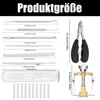 Pediküre Set 9-teilig, Professionelles Fußpflege Set Für Eingewachsene Zehennägel, Nagelspange