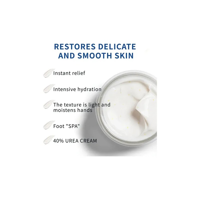 Crema De Urea 40%, Para Pies Secos Agrietados, Talones, Rodi