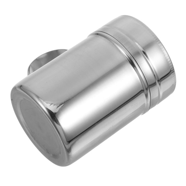 LABRIMP 127Holes Stainless Steel Powder Dispenser with Ergonomic Handle Bright