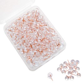 Vapker 200 x 9.5mm Rose Gold Push Pins