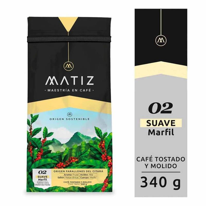 Matiz Colombian Light Coffee (2 Pack) Matiz Cafe Colombiano Suave