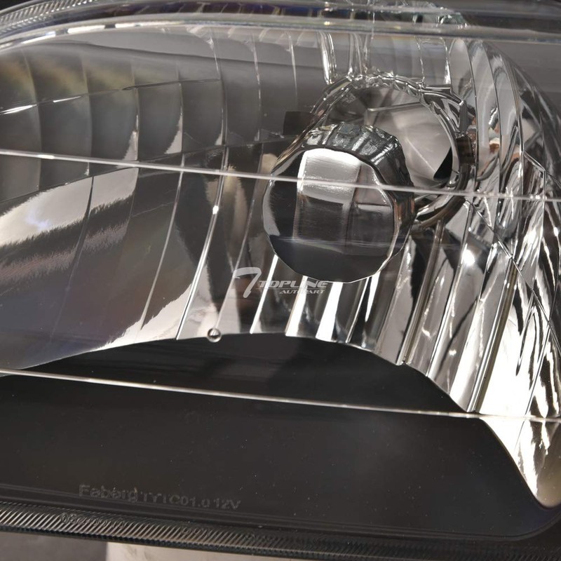 Black Housing Crystal Headlights With Signal Bumper + Corner Lamps