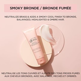 L'Oreal Paris Le Color Gloss One Step Brillo tonificante para el cabello en la ducha, neutraliza el latón, acondiciona y aumenta el brillo, bronceado 