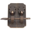 Cabinet Faceplate Brass Material Bronze Auspicious Bat Pattern Retro Chinese