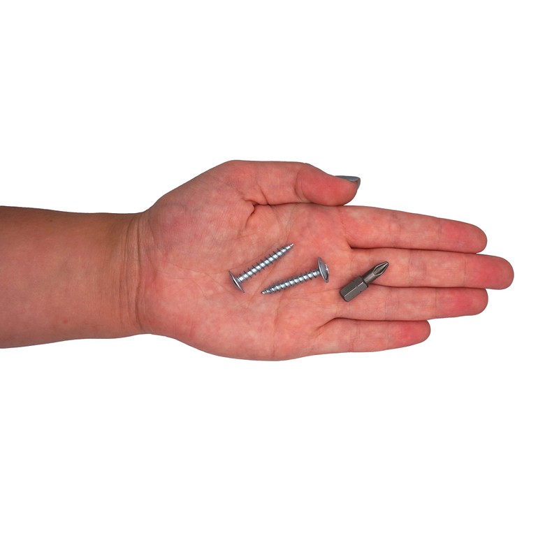 SKIR'CO (Pack of 40) Galvanised Steel 5.0 x 30mm Silver