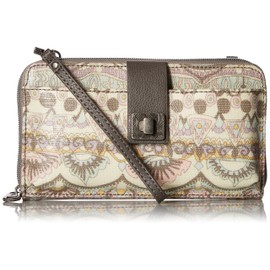 Sakroots Large Coated Canvas Smartphone Crossbody Bag, Pastel One World