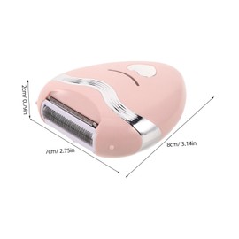 WOONEKY Removal Device for Women Heart Shaped Portable Trimmer Wet Dry Shaver for Sensitive Skin for Underarm Legs Travel Friendly