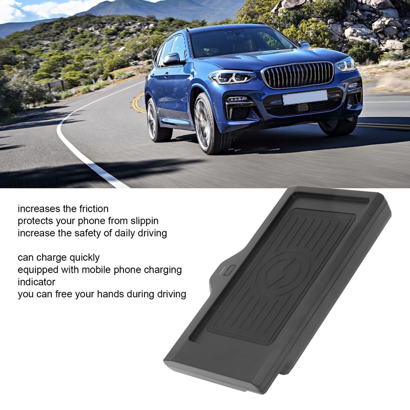 Wireless Charger Center Console Wireless Charging Pad Mat Car Interior
