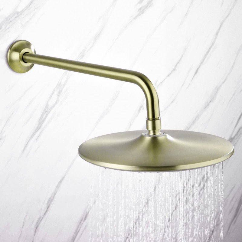 BESTILL 16 Inch L-Shaped Shower Head Extension Arm, Shower Arm