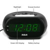 RCA Digital Alarm Clock with Night Light