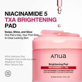 Anua Niacinamide 5 TXA Toner Pads – Hydrating Facial Care for Even-Looking Skin Tone & Daily Radiance Care (210ml, 60 Pads)