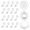 Plastic Hinged Screw Cover Caps Fold Screw Snap Covers Washer