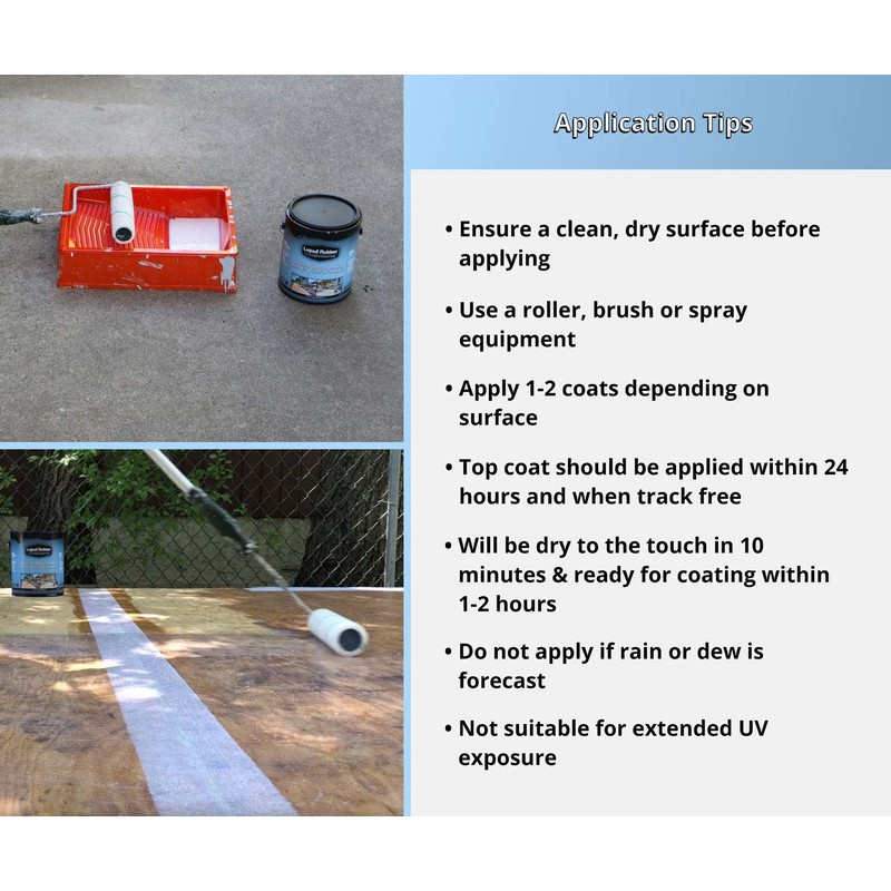 Liquid Rubber Multi-Purpose Primer - Use on Concrete and Wood,