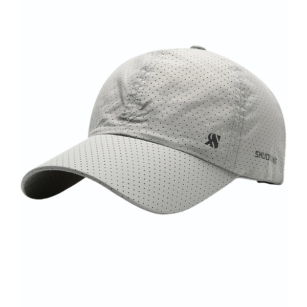 T WILKER Mesh Cap, Large Size, Deep, UV Protection, Lightweight,