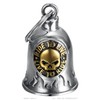 MOCY BELL - Clochette Moto Skull Ride to Live Porte-Bonheur