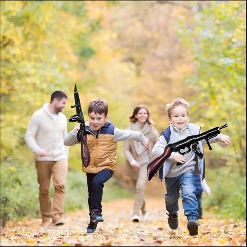 2Pcak Inflatable Gun Balloons Props Costume Accessories Fake Gun Cosplay