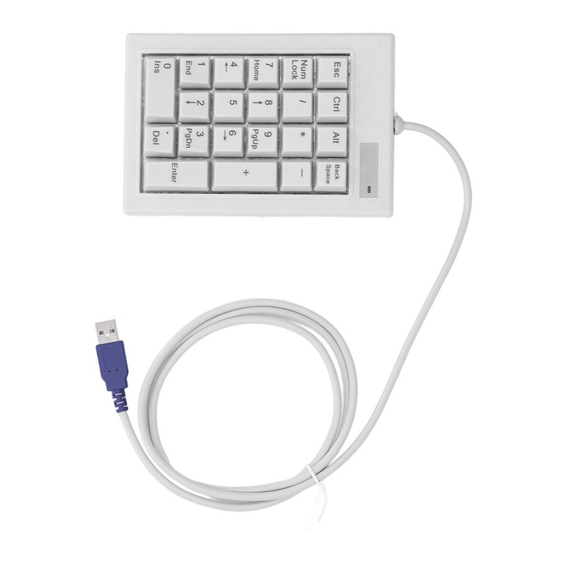 21 Key Numeric Keypad DC 5V Linear Action Switch Mini