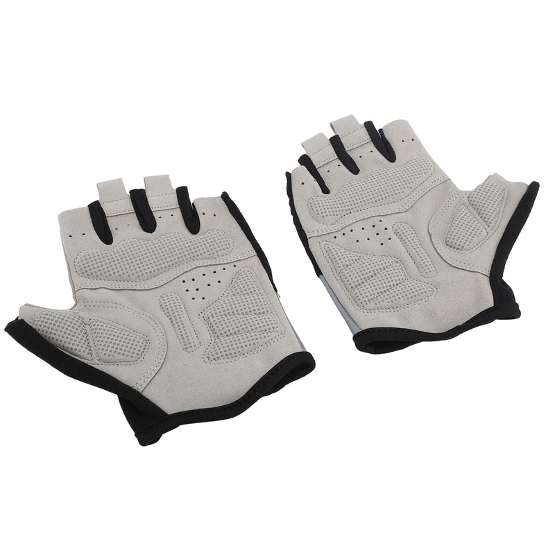 Men Cycling Half Finger Gloves Anti Slip Shock Absorption Bicycle