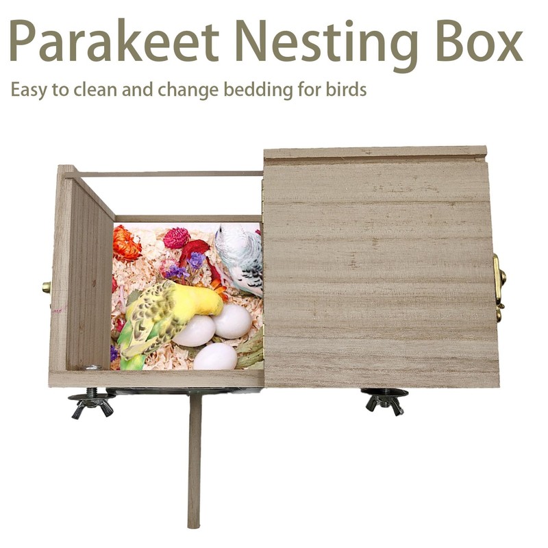Parakeet Nesting Box, 7.87 X 4.72 X 4.72 inch Bird