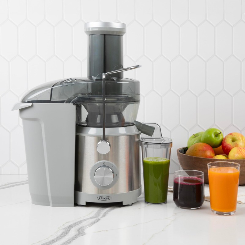 Omega Centrifugal Juicer with Extra Large Chute High Speed Extractor