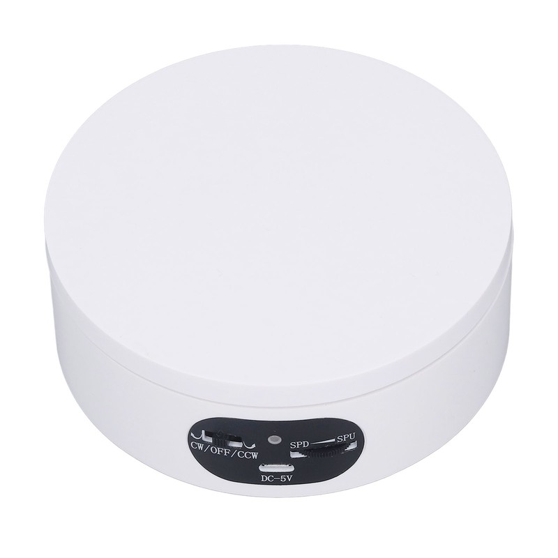 Rotating Display Stand 4.7in USB Battery Powered Stable Quiet Auto