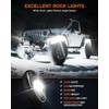 LEDMIRCY R1 Pure White LED Rock Lights Kit with Roker