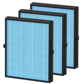 Luripid 3 Pack MK04 Air Filter Replacement Compatible with AROEVE MK04 MG04JH Air Puri-Fier, 4-in-1 High-Efficiency Filter Suitable for Dust, Pet Dander, Smoke, Pollen,Standard Version