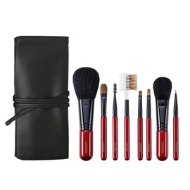 Takumi Cosmetics RB-S801 Kumano Brush True Selection Makeup Brush Set, 8 Pieces + Case
