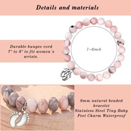 New Mom Christmas Gifts,Mommy to Be Bracelet GiftPregnancy Gifts for First Time Moms for Moms to Be Gifts for Women After Birth(New Mom)