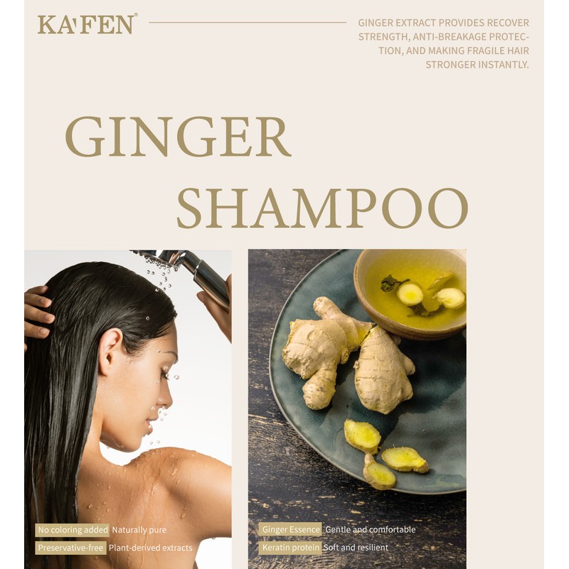 IOCell Networks Kafen Ginger Shampoo / Conditioner (250ml / 760ml