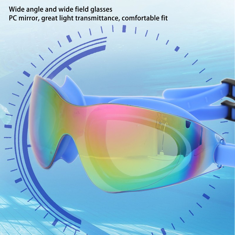 Swimming Goggles Anti Fog No Leaking Silica Gel Swim Glasses