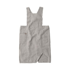 Lino e Lina Anita Full Apron, Linen, Linen, Unisex, Headwear, Back Cross, Stylish, Cute, Loose, Flux