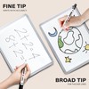 Smart Panda 12 Whiteboard Pens Dual Tip, Thin White Board