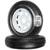 2-Pk Trailer Tire Rim ST205/75D15 15 in. Load C 5