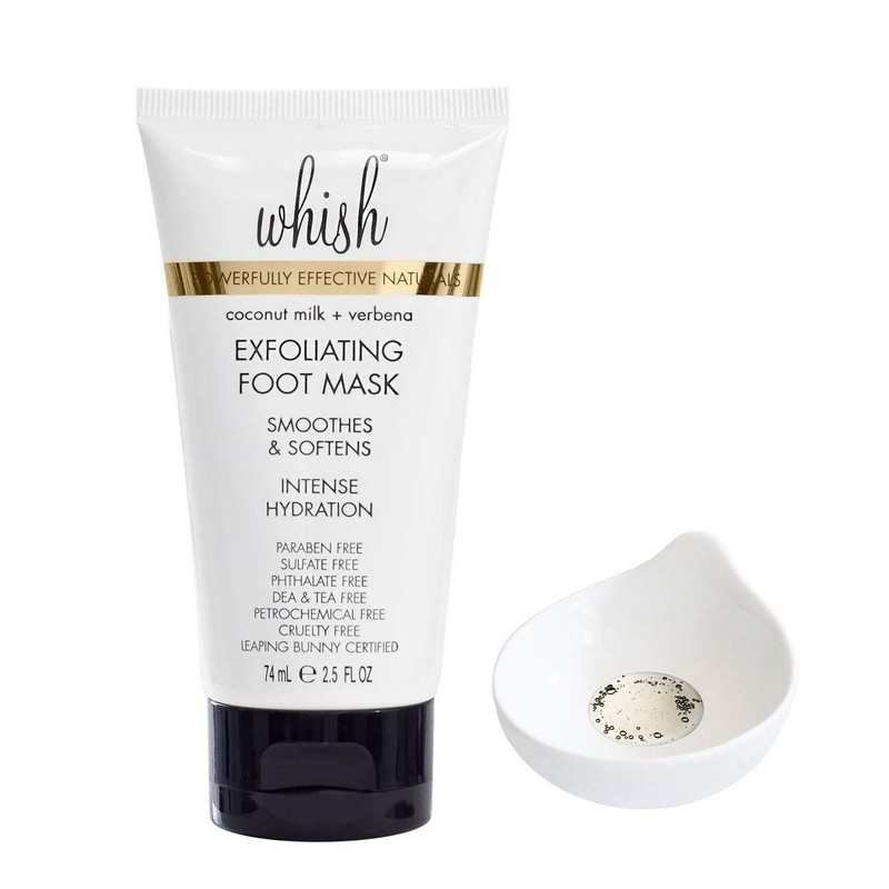 Whish Whish Coconut Milk + Verbena Exfoliating Foot Mask -