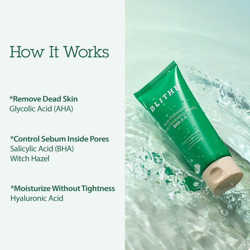 Blithe [Blithe]Anti-Polluaging Pore Cleansing Foam BHA 0.5 150ml