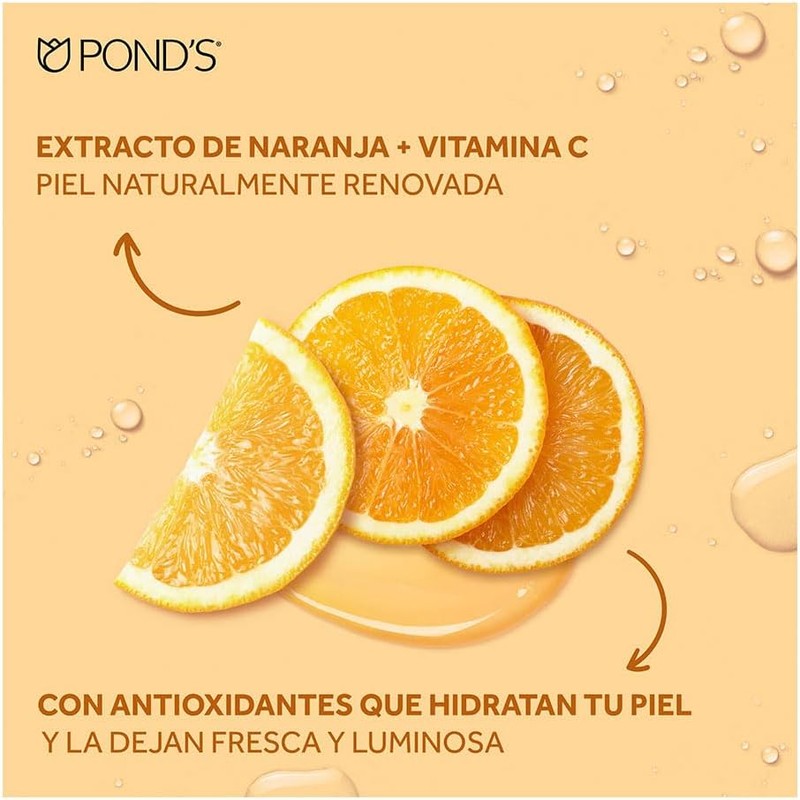 POND'S Cuidado Facial Fruity Hydra Fresh Naranja, Gel Hidratante, 110