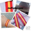 GOS Best Supplies Spanish Flag Ribbon 5 Metres x 2