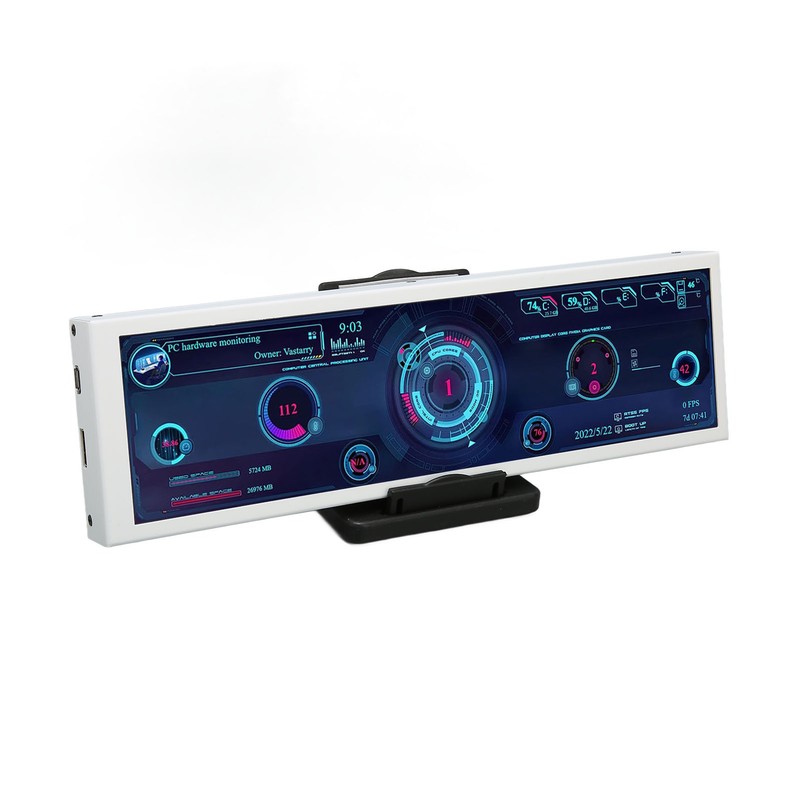Computer Temp Monitor 8.8 Inch IPS Theme Editor Auto Off