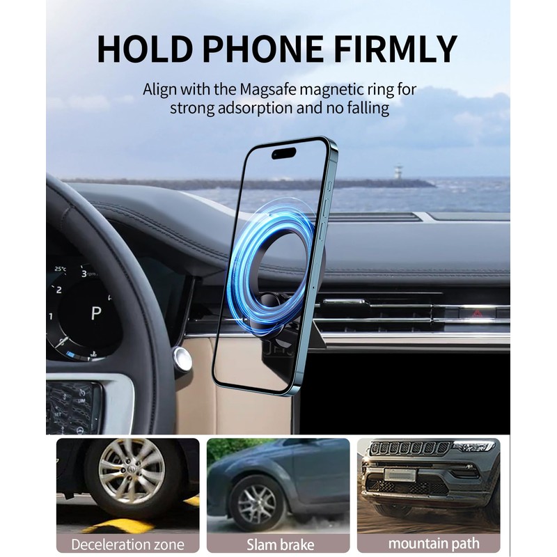 MaserWeller Car Phone Holder for 2023 2024 2025 Land Rover