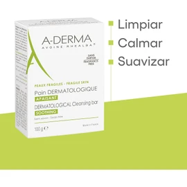 A-Derma Barra Dermolimpiadora 100 g – Limpieza Suave para Piel Delicada