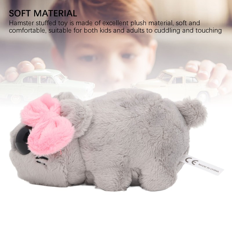 Hamster Plush Toy Stuffed Doll Sofa Ornament Birthday Gift Collectibles