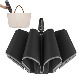 Umbrella Automatic, Compact Travel Umbrella, Rainproof Supplies for Outdoor Camping Sports, Automatic Sun Protection Tool