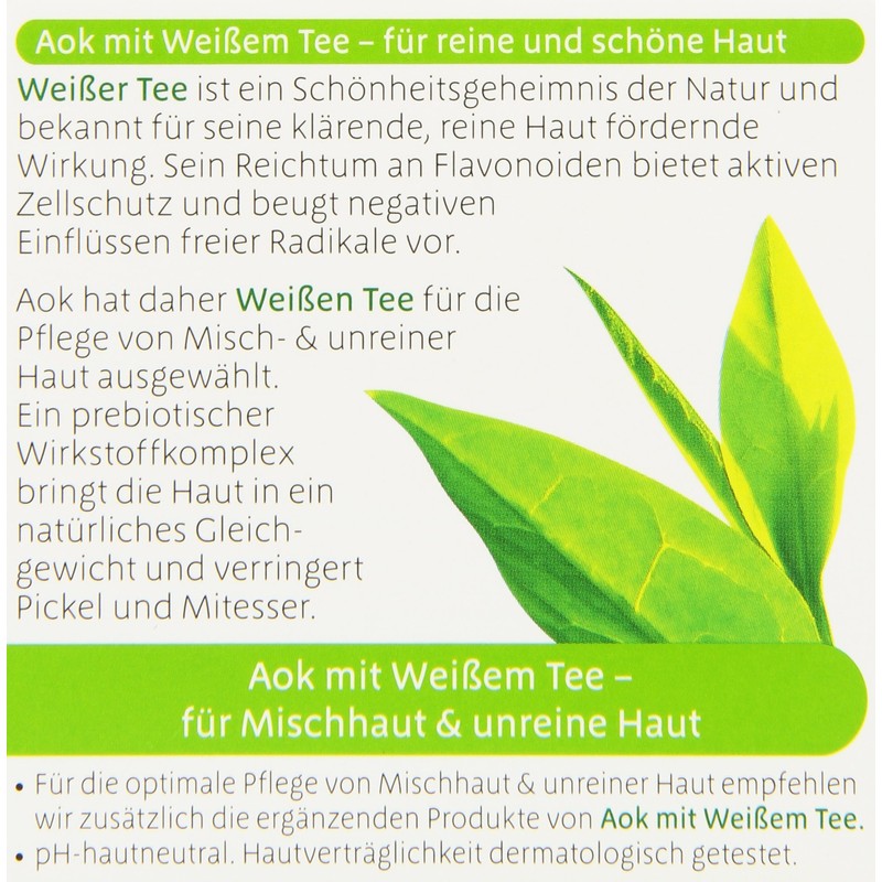 Aok Matte Day Cream with White Tea 50ml