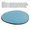 Car Rearview Mirror Glass with Heating Function Clear Visibility Replacement