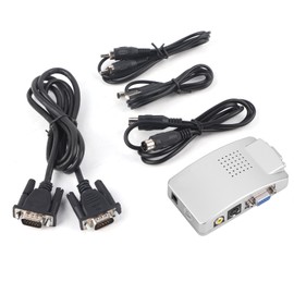 Universal PC Converter Box of Computer Laptop PC VGA to TV AV RCA Signal Adapter
